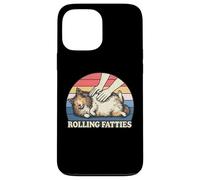 Shetland Sheepdog Rolling Fatties Jeu de Mots pour Amoureux des Chiens Coque pour iPhone 13 Pro Max