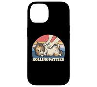 Shetland Sheepdog Rolling Fatties Jeu de Mots pour Amoureux des Chiens Coque pour iPhone 14
