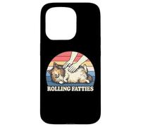 Shetland Sheepdog Rolling Fatties Jeu de Mots pour Amoureux des Chiens Coque pour iPhone 15 Pro