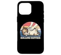 Shetland Sheepdog Rolling Fatties Jeu de Mots pour Amoureux des Chiens Coque pour iPhone 16 Pro Max