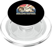Shetland Sheepdog Rolling Fatties Jeu de Mots pour Amoureux des Chiens PopSockets PopGrip pour MagSafe