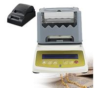 SHEUAO Analyseur De Pureté d'or Électronique Numérique,Densimètre pour Métaux Précieux,Détecteur De Carats,d'une Masse Maximale De 1200g 300K+Printer