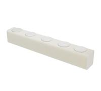 SHEUAO Banc Pliant avec Coussin en Polyuréthane,Tabouret Accordéon en Papier,Forte Capacité De Charge, Une Place Peut Supporter 200 Kg,pour La Maison,Le Bureau,Les Fêtes White-5seats