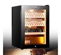 SHEUAO Cave A Cigare,Refroidisseur De Cave À Cigares Électrique,Armoire À Cigares Électronique Intelligente,Electrique Humidificateur À Cigare,Plage D’Humidité 60 À 80% B