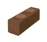 SHEUAO Fauteuil Accordéon Pliable en Papier,Polyvalent,Peut Servir De Table Basse,De Tabouret À Langer Et De Banc, 120/140/200/240 Cm,pour Répondre À Vos Différents Besoins Brown-2seats