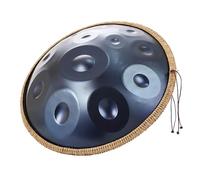 SHEUAO Handpan Drum 9/10/12 Notes,Handpan Drum 432Hz/440Hz en Ré Mineur,Comprend Une Housse,Un Support,des Baguettes,De l'huile d'entretien,pour Éducation Musicale Blue-432Hz-12tone