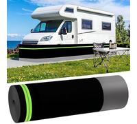 SHEUAO Jupe De Camping-Car Facile À Installer,Haute De 80 Cm,pour Caravane,avec Bandes Réfléchissantes,Protège du Vent, De La Neige Et des Rayures Dues Au Stationnement 36m/118ft