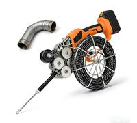 SHEUAO Machine Automatique De Câblage Mural pour Électricien, Machine À Enfiler Rechargeable Li-ION, Guide-Fil Et Tire-Fil De 50 M/Min, Machine À Enfiler Et Charger pour Électricien