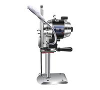 SHEUAO Machine de découpe électrique pour Tissus,Couteau Droit Vertical pour Tissus,avec affûtage Automatique,pour Textiles,Cuir et Papier Withlight-8inches