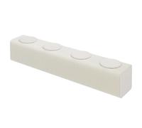SHEUAO Tabouret Accordéon Pliable en Papier avec Coussin,Banc Nid d'abeille avec Coussin en Polyuréthane,Épaisseur Pliée:8Cm/10Cm/15Cm/20Cm,Peu Encombrant,Idéal pour Un Salon White-4seats