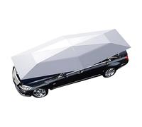 SHEUAO Tente De Voiture Entièrement Automatique,Couverture De Parapluie Portable,Abri D'auto Mobile Plié,Auvent De Protection Automobile,Pare-Soleil,Abris Coupe-Vent Silvergray-5.2m/17ft