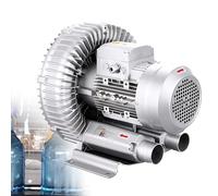 SHEUAO Ventilateur Régénératif Industriel,Electrique Souffleur,120W-1500W 220V/380V Monophasé/Triphasé Ventilateur Soufflerie À Vitesse 120W/220V
