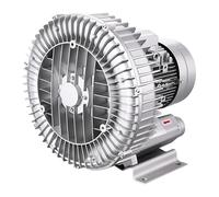 SHEUAO Ventilateur Régénératif Industriel,Souffleur Annulaire Vortex Haute Pression,Turbine À Anneau De Gaz,pour Piscine,Jacuzzi,Engrais,Pompe À Air,Pompe Soufflante 250W/220V