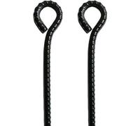 SHEUTSAN Lot de 12 piquets d'armature en acier de 40,6 cm, 1,3 cm de diamètre