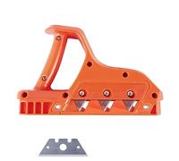 SHEYLE Hand Planer Gypsum Board Cutting Tool, Flat Curved Blade Cutting Tool Woodworking Planer Drywall Edge Chamfering Tool. (Orange,45°)