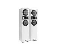 Fenton Enceinte hifi colonne SHF700W 400 Wmax 3 voies woofer 2 x 6,5 pouces Blanc borniers à vis