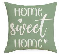 SHFDJTL Taie Oreiller 60x60 Impression Verte Protege Oreiller 60x60 Lin Respirante Réutilisable Coussin Canape pour Salon Jardin Durable Housse Coussin 60x60