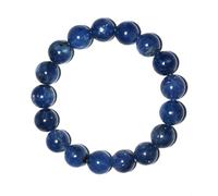 SHFJASBNUMG Bracelet en kyanite de 12 mm pour homme et femme | Contrôle de votre vie - Convient aux poignets d'environ 20,3 cm | Soulage l'anxiété et le stress | Absorbe les énergies négatives | Livré
