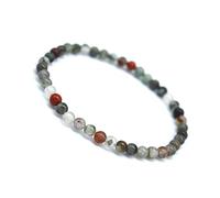 SHFJASBNUMG Mini bracelets d'énergie en pierre précieuse écrasée de 4 mm - Bracelet à breloques en pierre naturelle - Petits bracelets de couple pour femme, Pierre
