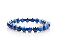SHFJASBNUMG - Petite, moyenne, grande taille - Bracelets de perles en pierres précieuses pour femmes et hommes - Perles rondes de 8 mm, Small, Pierre