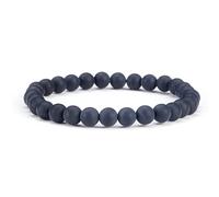 SHFJASBNUMG - Petite, moyenne, grande taille - Bracelets de perles en pierres précieuses pour femmes et hommes - Perles rondes de 6 mm, Small, Pierre