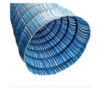 SHFOHGKJ Tuyau de vidange français perforé, Flexible 2 Pouces, tuyaux ondulés à Infiltration Douce for Jardin/Cour/pelouse/aménagement paysager, Eau redirection souterraine(200in)