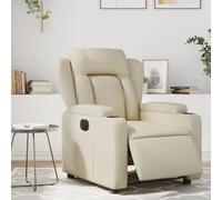 ShGaxin 3204531 Fauteuil relax en cuir synthétique Crème