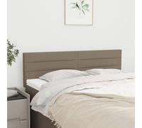 ShGaxin 346148 Lot de 2 têtes de lit moderne Tissu gris taupe 72 x 5 x 78/88 cm