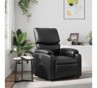ShGaxin 373434 Fauteuil relax en cuir synthétique Noir