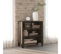 ShGaxin Armoire de rangement, meuble de rangement, meuble auxiliaire, meuble d'entrée, armoire d'entrée, armoire auxiliaire, métal et MDF, gris, 72 x 36 x 82 cm