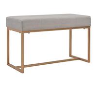 ShGaxin Banc 80 cm en velours gris, meubles, bancs, coffres et bancs pour entrées-247558
