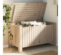 ShGaxin Boîte de rangement avec couvercle grenouille en bois massif pin 100 x 49 x 54 cm, coffre à jouets, coffre de rangement chambre, meuble type coffre, coffre avec assise, meuble de rangement