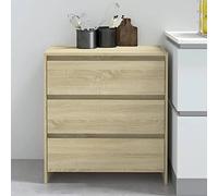 ShGaxin Buffet, buffet pour salon, buffet, entrée d'entrée, armoire de salon, vitrines pour salon, meubles auxiliaires, en aggloméré chêne sonoma 70 x 41 x 75 cm