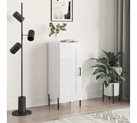 ShGaxin Buffet en bois contreplaqué blanc brillant 34,5 x 34 x 90 cm, meuble de salon, buffet 830454