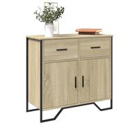 ShGaxin Buffet en bois d'ingénierie chêne Sonoma 79,5 x 35,5 x 74,5 cm, meuble de salon, buffet - 848545