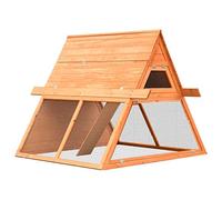 ShGaxin Cage à lapin en bois massif de pin et sapin 152 x 128 x 108 cm