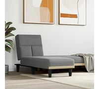 ShGaxin Canapé-lit moderne en tissu gris foncé 352817