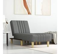 ShGaxin Canapé-lit moderne en tissu gris foncé 352823