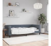 ShGaxin Canapé-lit sans matelas en velours gris foncé 90 x 200 cm, canapé lit, canapés de salon, canapés modernes - 354245