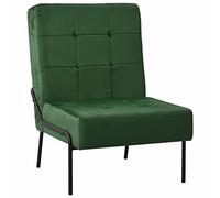 ShGaxin Chaise de relaxation en velours vert foncé 65 x 79 x 87 cm, fauteuils de salon, fauteuils pour chambre à coucher, fauteuil tantra, chaise de salon, chaise de salle à manger