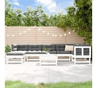 ShGaxin Chill out 3186278 Ensemble de meubles de jardin 8 pièces en bois de pin massif