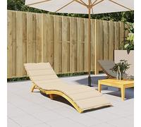 ShGaxin Coussin de chaise longue en tissu Oxford beige 200 x 70 x 3 cm, coussin de chaise longue extérieur, matelas pour chaise longue, coussin de chaise de hamac, matelas pour chaise longue