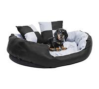 ShGaxin Coussin pour chien réversible et lavable gris et noir 85 x 70 x 20 cm, matelas pour chien, lit pour chat, canapé chien, lit pour chien, tapis chien SPU:171208