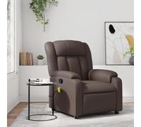 ShGaxin Fauteuil de massage inclinable en cuir synthétique marron, fauteuil de relaxation, fauteuil de massage de relaxation, fauteuil de relaxation électrique, fauteuils confortables, canapé Tantra