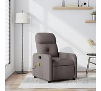 ShGaxin Fauteuil de massage inclinable en tissu gris taupe, fauteuils de cinéma, fauteuils de salon, fauteuil tantra sexuel, fauteuil TV, fauteuil d'allaitement - 374213