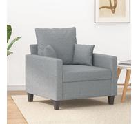 ShGaxin Fauteuil en tissu gris clair 60 cm, fauteuils de cinéma, fauteuils de salon, fauteuil tantra sexuel, fauteuil TV, fauteuil d'allaitement - 359251