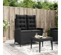 ShGaxin Fauteuil inclinable de jardin avec coussins en rotin synthétique noir, fauteuils de cinéma, fauteuils de salon, fauteuil tantra sexuel, fauteuil TV, fauteuil d'allaitement - 368236