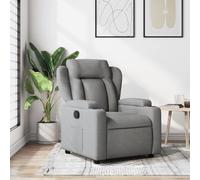 ShGaxin Fauteuil inclinable en tissu gris clair, fauteuils de cinéma, fauteuils de salon, fauteuil tantra sexuel, fauteuil TV, fauteuil d'allaitement - SPU:372403