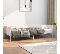 ShGaxin Lit de Jour Blanc Bois Massif de pin 90x190 cm,lit gigogne 2 Places,lit Pliable