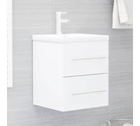 ShGaxin Meuble sous-sol blanc 41x38,5x48 cm en aggloméré,Meubles,Ensemble de meubles,Ensemble de meubles pour salle de bain-804683
